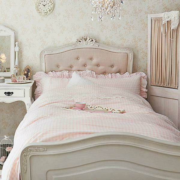 直送】クラシカル木製ベッド(本体のみ・シングル)/Loire(ロワール