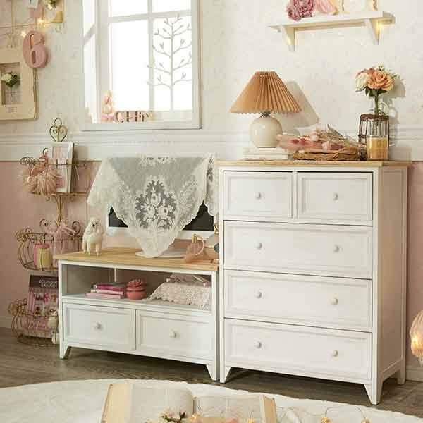 直送】フレンチカントリー風テレビ台(小)｜かわいいお姫様インテリア