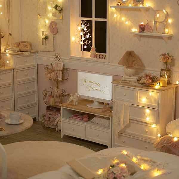 直送】フレンチカントリー風テレビ台(小)｜かわいいお姫様インテリア