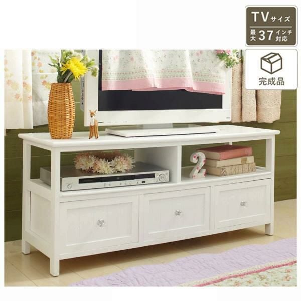 直送】テレビ台大/Blanc(ブラン)｜かわいいお姫様インテリア家具・雑貨
