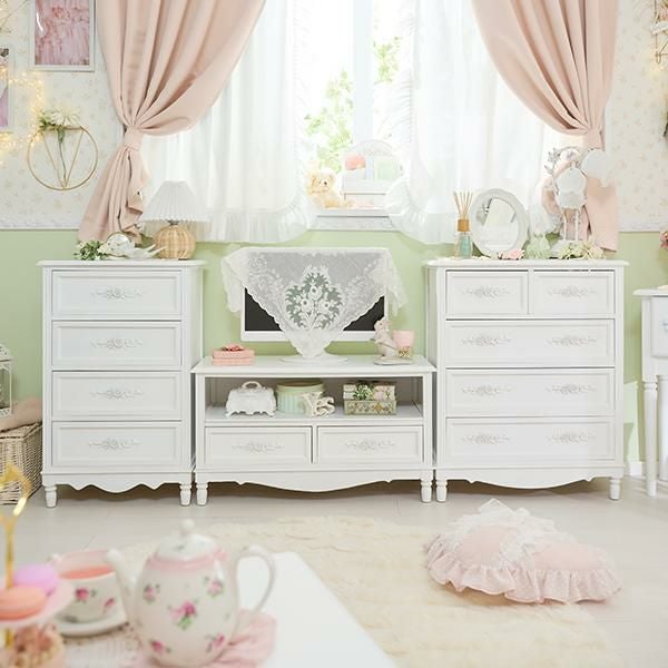 直送】チェスト大/RoseRelief(ローズレリーフ)｜かわいいお姫様