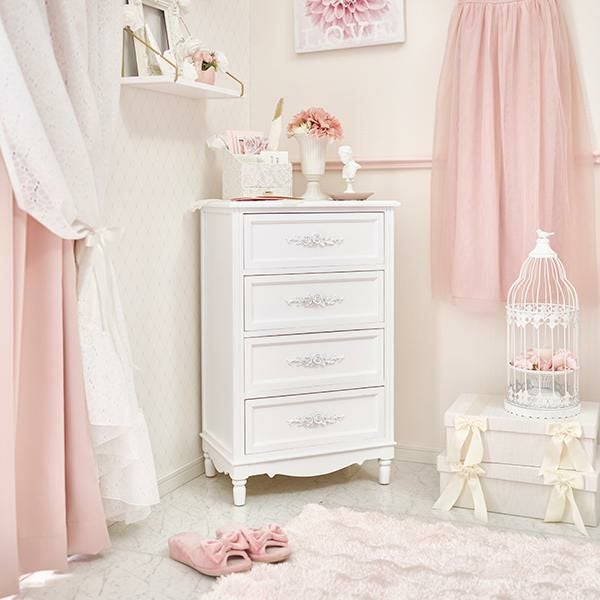 直送】チェスト小/RoseRelief(ローズレリーフ)｜かわいいお姫様