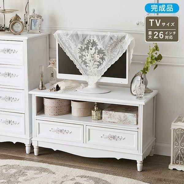直送】テレビ台小/RoseRelief(ローズレリーフ)｜かわいいお姫様