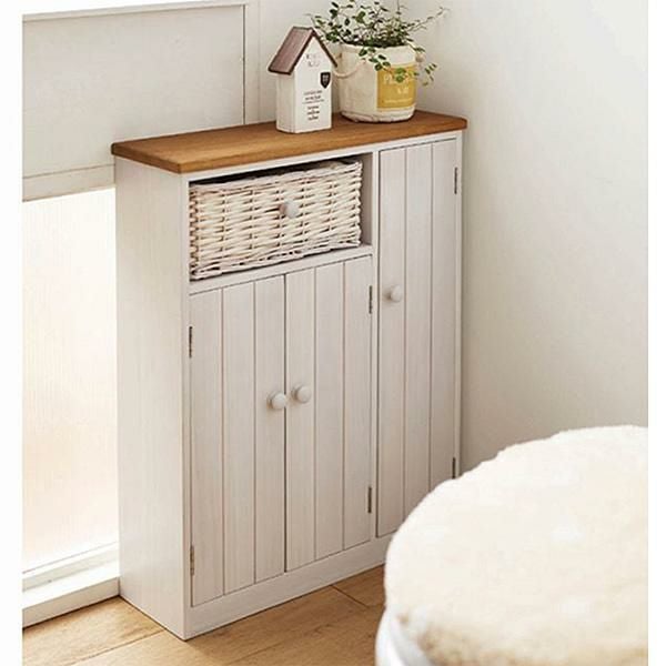 カントリー調多機能トイレ収納（Ａ３・扉）　 トイレ小物収納 画像8