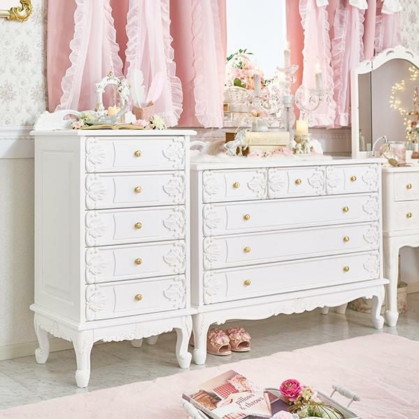 直送】アンティーク風チェスト(大)/Noble(ノーブル)｜かわいいお姫様