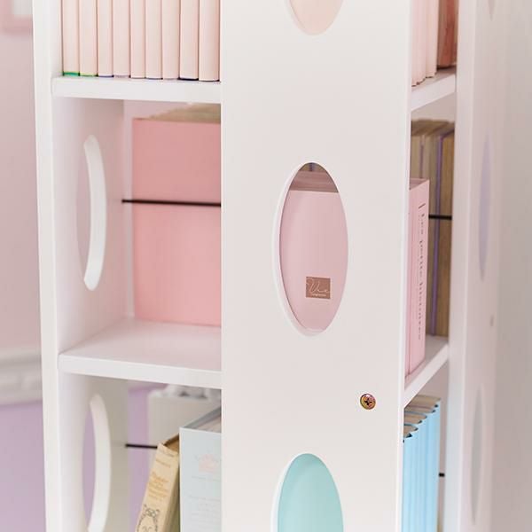 直送】回転コミックラック(B・高さ167cm)｜かわいいお姫様インテリア