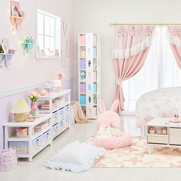 直送】回転コミックラック(B・高さ167cm)｜かわいいお姫様インテリア