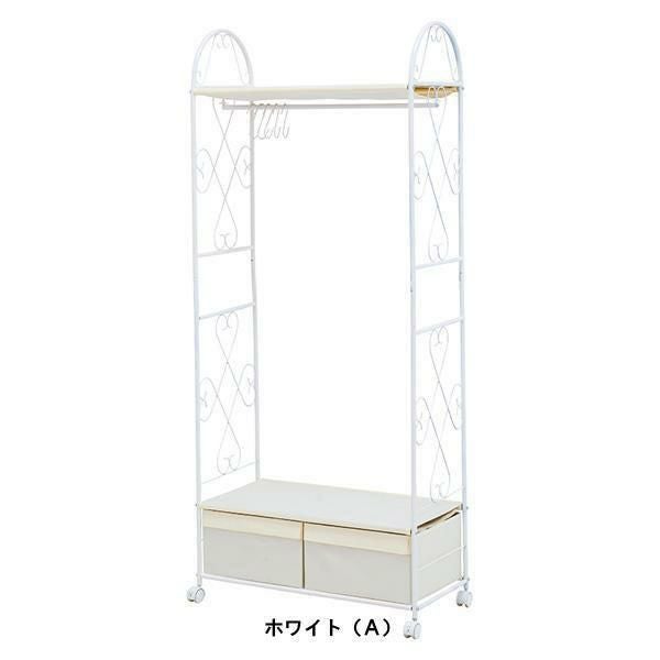 直送】ハンガーラック(Aタイプ)｜かわいいお姫様インテリア家具・雑貨