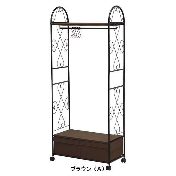 直送】ハンガーラック(Aタイプ)｜かわいいお姫様インテリア家具・雑貨