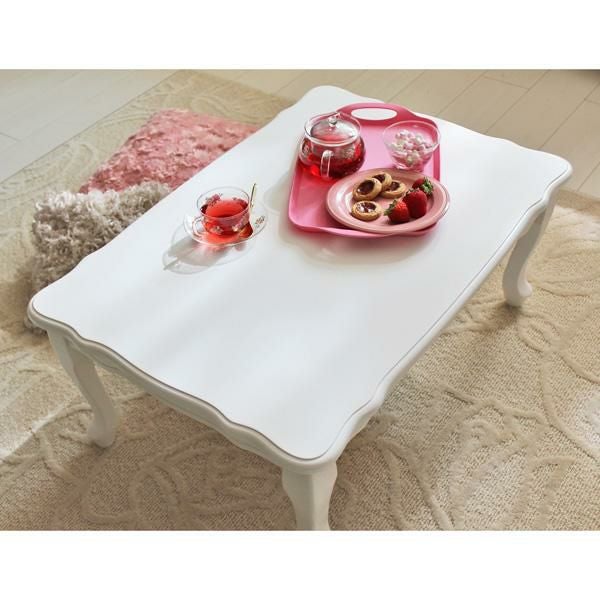 直送】猫脚折りたたみテーブル大(引出無)/Ruban(リュバン)｜かわいい