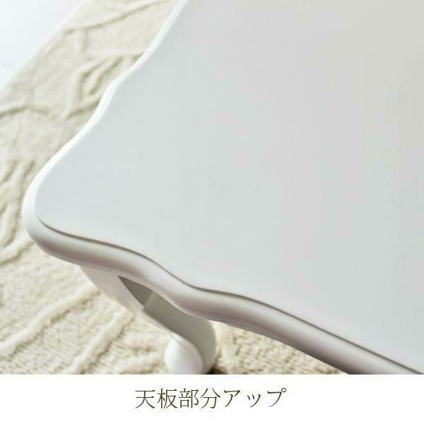 フォロー割【新品】ロマンティック　猫足 折れ脚テーブル　リボン　ガーリー GWキャンペーン ポイント10倍♪ ～5/7 AM10:00まで】【直送】猫脚