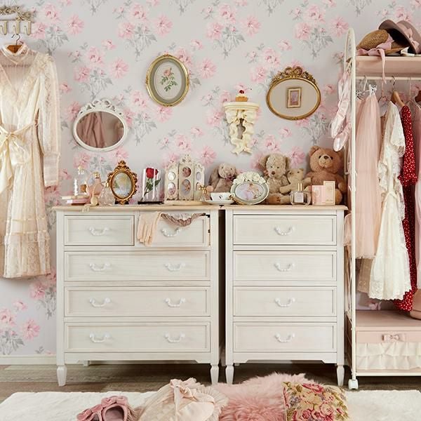 直送】アンティーク風チェスト大/Arbre(アーブル)｜かわいいお姫様