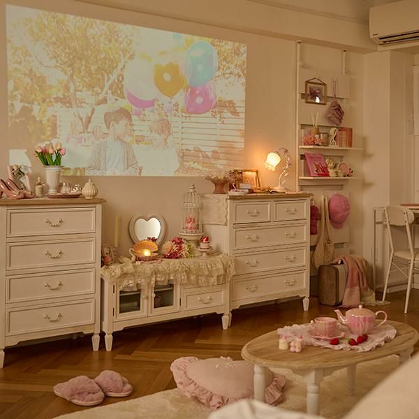 直送】アンティーク風チェスト大/Arbre(アーブル)｜かわいいお姫様