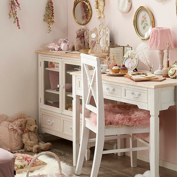 直送】アンティーク風キャビネット/Arbre(アーブル)｜かわいいお姫様