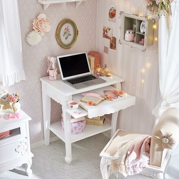 直送】アンティーク風パソコンデスク/Noble(ノーブル)シリーズ