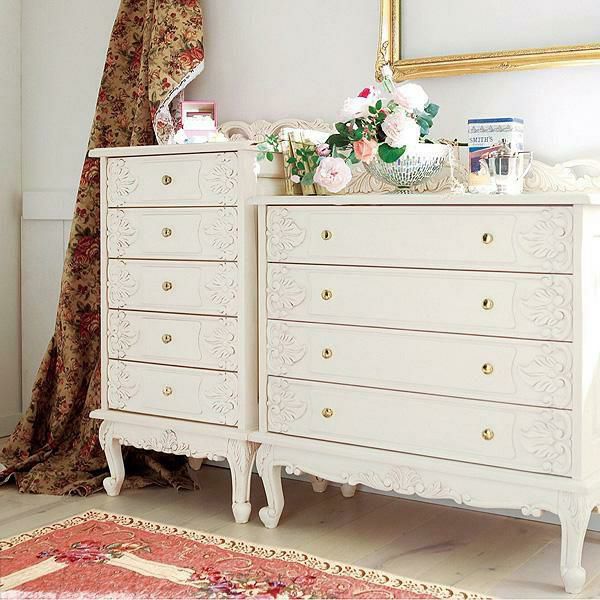 直送】アンティーク風チェスト(小)/Noble(ノーブル)｜かわいいお姫様