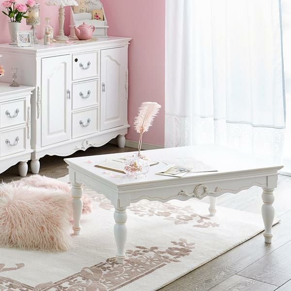 直送】アンティーク風テーブル/Soleil(ソレイユ)｜かわいいお姫様