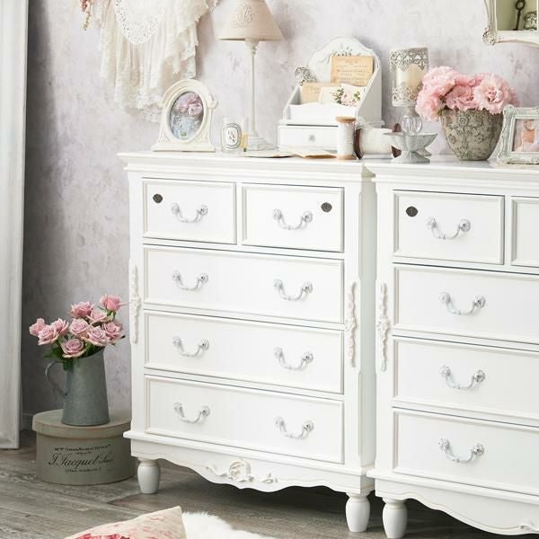 直送】アンティーク風チェスト(小)/Soleil(ソレイユ)｜かわいいお姫様