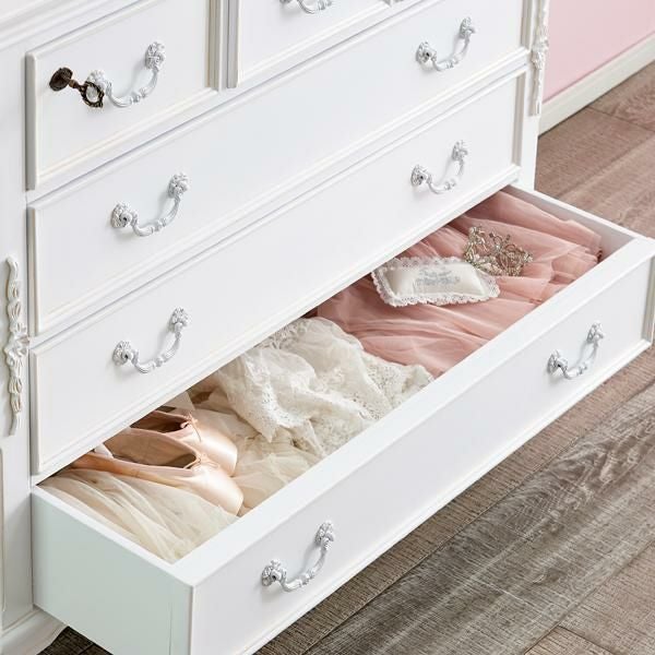 直送】アンティーク風チェスト(大)/Soleil(ソレイユ)｜かわいいお姫様