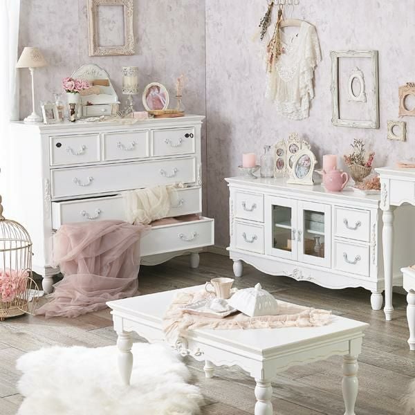 直送】アンティーク風チェスト(大)/Soleil(ソレイユ)｜かわいいお姫様