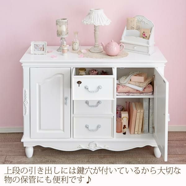 アンティーク風キャビネット/Soleil(ソレイユ) キャビネット 画像6