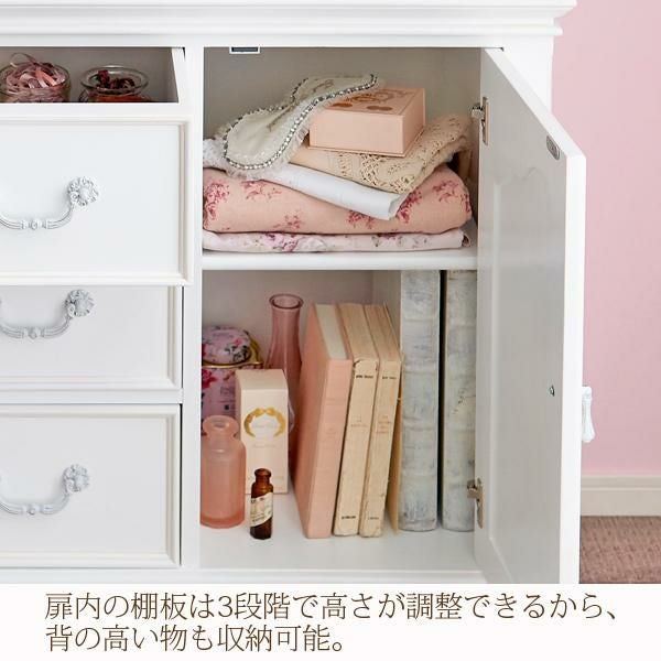 直送】アンティーク風キャビネット/Soleil(ソレイユ)｜かわいいお姫様