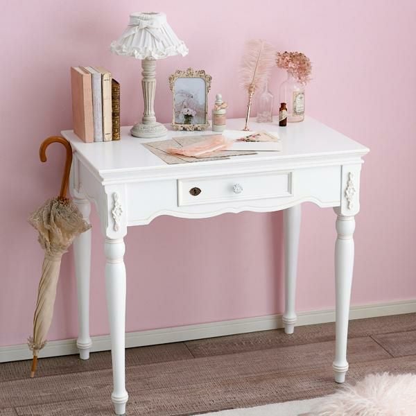 直送】アンティーク風コンソールデスク/Soleil(ソレイユ)｜かわいい