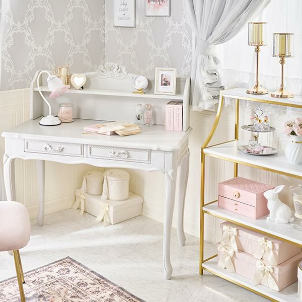 直送】クラシカルデスク/Loire(ロワール)｜かわいいお姫様インテリア