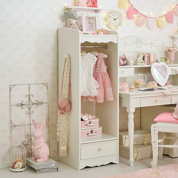 直送】プリンセスユニットラック(ミニハンガーラック)｜かわいいお姫様