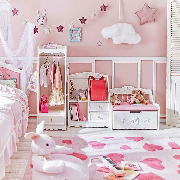 直送】プリンセスユニットラック(ワイドタイプ)｜かわいいお姫様