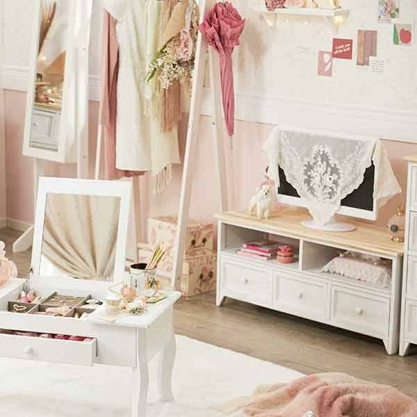 直送】フレンチカントリー風テレビ台(B・大)｜かわいいお姫様