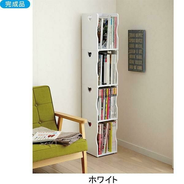 直送】スタッキングブックスタンド(仕切り2)/4個セット｜かわいい