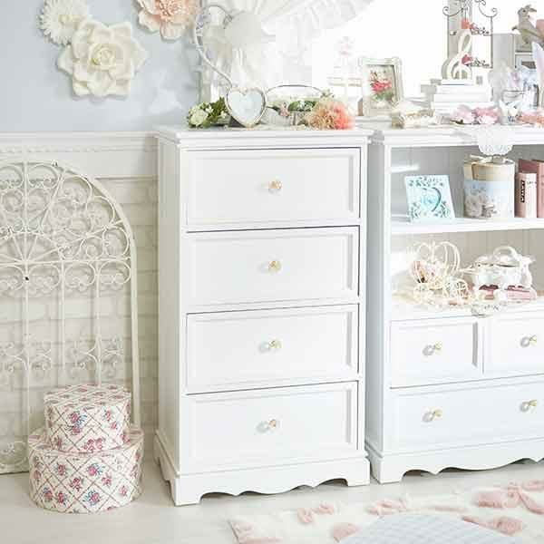 直送】チェスト小/Innocent(イノセント)｜かわいいお姫様インテリア