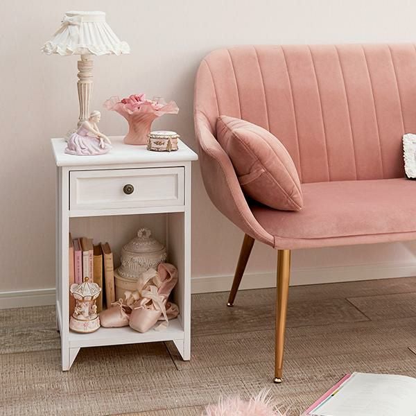 直送】アンティーク風チェスト(サイドチェスト)/Sucre(シュクレ