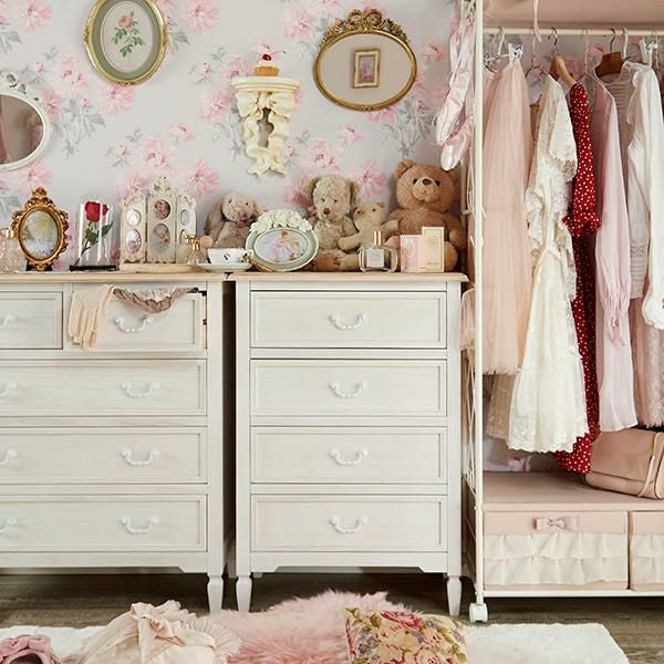 直送】アンティーク風チェスト小/Arbre(アーブル)｜かわいいお姫様