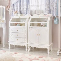 アンティーク風ディスプレイキャビネット/Noble（ノーブル）シリーズ キャビネット 画像1