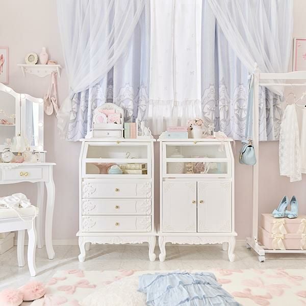 直送】アンティーク風ディスプレイキャビネット/Noble(ノーブル