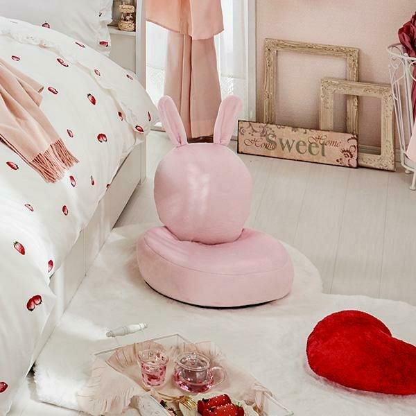 直送】うさぎ座椅子｜かわいいお姫様インテリア家具・雑貨の通販｜座椅