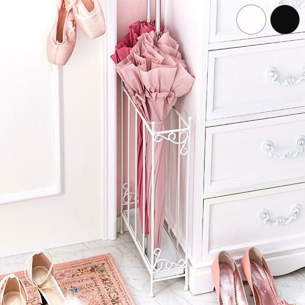 直送】コンパクトアイアン傘立て｜かわいいお姫様インテリア家具・雑貨