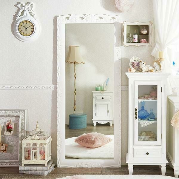 直送】アンティーク風大判ミラー/Noble(ノーブル)シリーズ｜かわいい