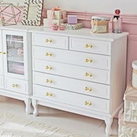 取っ手が選べる猫脚チェスト大/Ruban(リュバン) タンス・チェスト 画像1