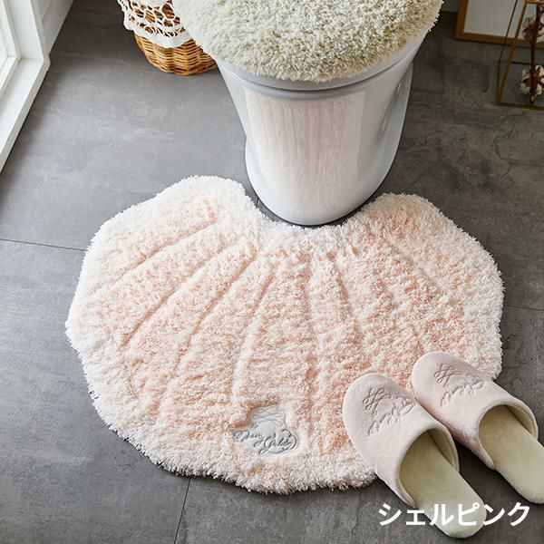 メリージェラートトイレマット/シェル｜かわいいお姫様インテリア家具