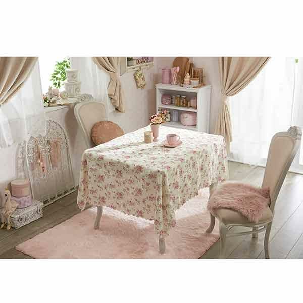 ローズ防水テーブルクロス／140×180ｃｍ テーブルクロス・ランチョンマット 画像5