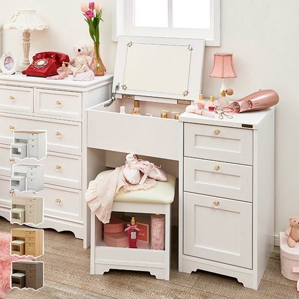 ポイント10倍♪～2/9 AM10:00まで】【直送】アンティーク風ドレッサー