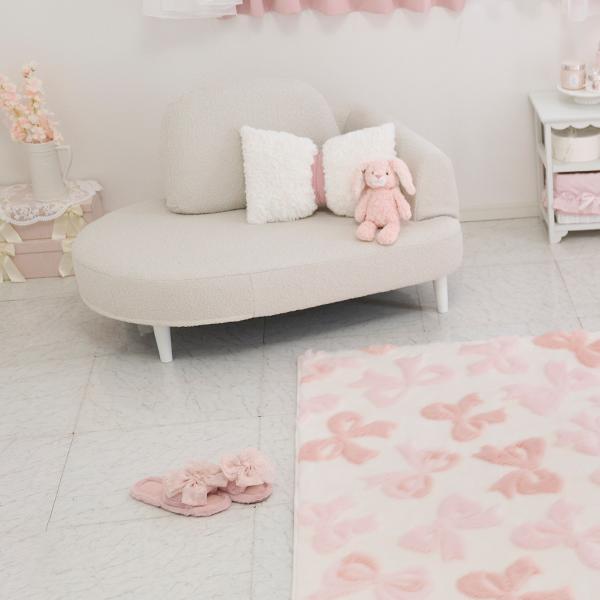 ふわふわリボンラグ（長方形・１３０×１９０） ラグ(長方形) 画像13