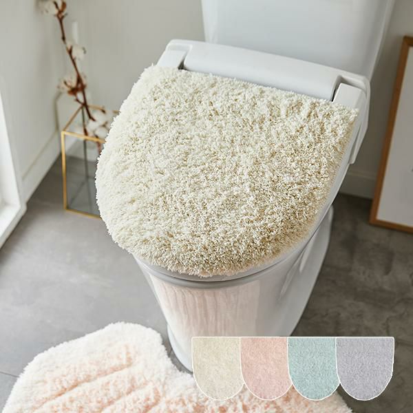 メリージェラート　らくらく兼用ふたカバー トイレカバー・便座カバー 画像1