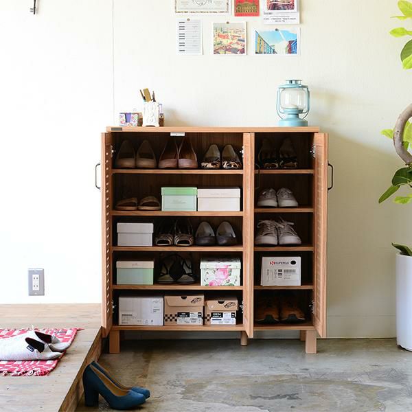 シューズボックス　幅86.9cm シューズラック・靴収納 画像3