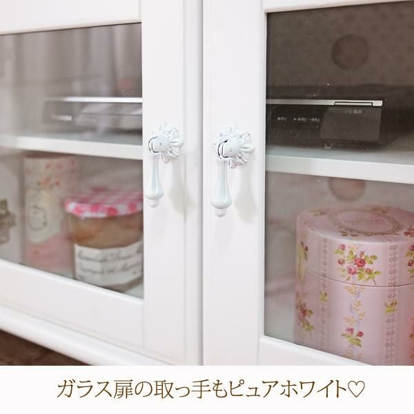 直送】テレビ台大/Blanc(ブラン)｜かわいいお姫様インテリア家具・雑貨