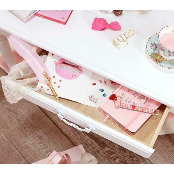 直送】テーブル小/Blanc(ブラン)｜かわいいお姫様インテリア家具・雑貨