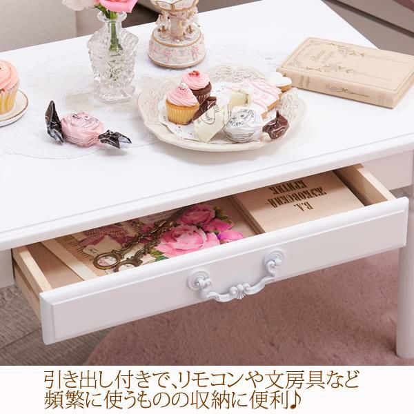 直送】テーブル大/Blanc(ブラン)｜かわいいお姫様インテリア家具・雑貨